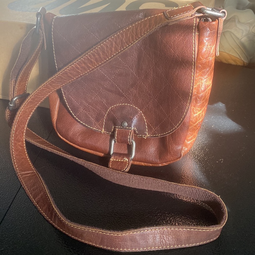 Jack Georges brown leather purse